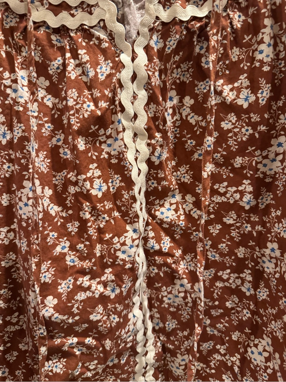entro Rust Floral Blouse | Large - Picture 5 of 5